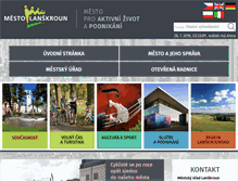 Tablet Screenshot of lanskroun.eu
